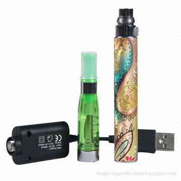 eGo Electronic Cigarette Q-batteries with 3.5-4.2V Working Voltage, 1,100mAh Battery Capacity